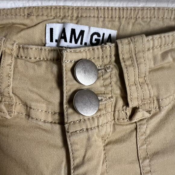 I.AM.GIA Ryder Cargo Tan Low Rise Straight Leg Pants Size Small - Picture 11 of 11